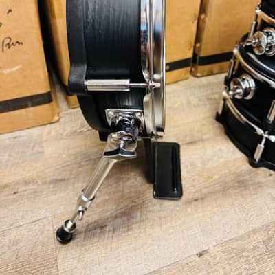 Lemon Snare and 3 Tom Kick Shell Pack Black Wood Drum for Roland and Alesis Kit image 3