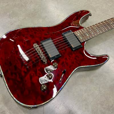 Schecter Hellraiser C-1 - Black Cherry image 2