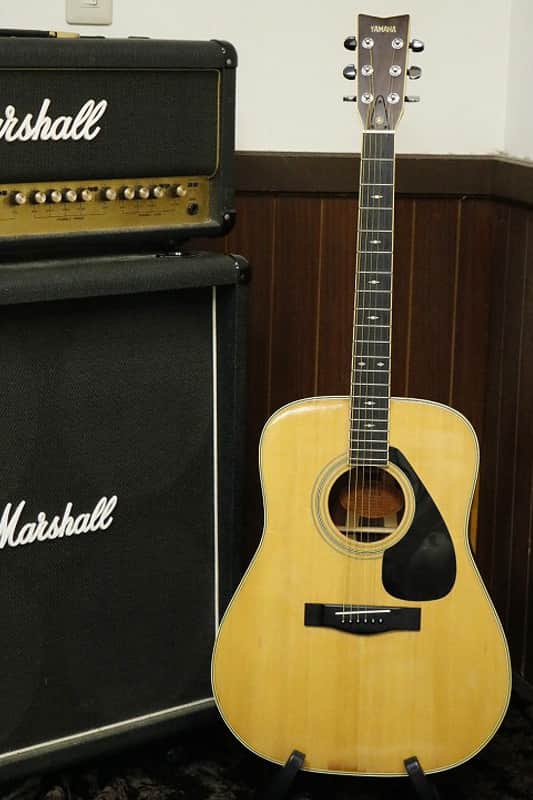 Vintage 1970's Yamaha FG-351B 636mm Scale length Acoustic Guitar Made in Japan image 1