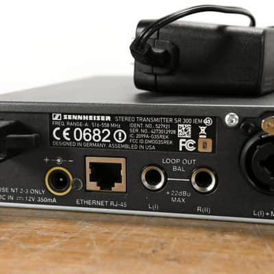 Sennheiser ew 300 IEM G3 Wireless In-Ear Monitoring System - 516-558 MHz CG0118U image 5
