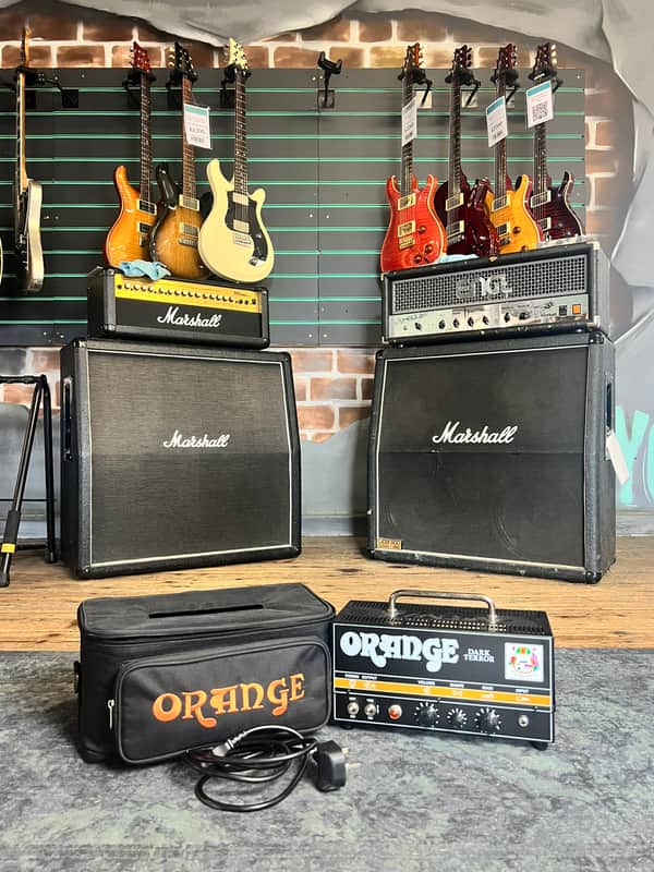 Immagine Orange Dark Terror 15W Hi-Gain Lunchbox Portable All-Valve Guitar Amplifier Head - 1
