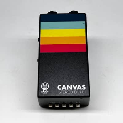 Walrus Audio Canvas Stereo Dual Line Isolator Direct Box 2022 - Present - Black w/ Rainbow Graphic image 2