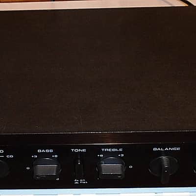 Audiolab 8000C Pre-Amplifier & 8000P Power Amp 1990s - Black image 3