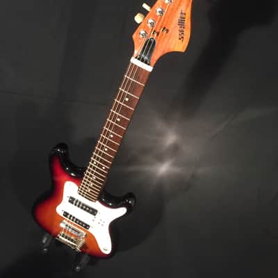 Late 1960’s vintage Satellite 65-T electric guitar, Made in Japan, good player image 11