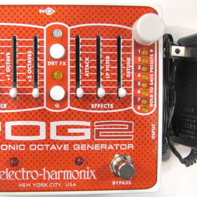 Used Electro-Harmonix POG 2 Polyphonic Octave Generator Guitar Effects Pedal