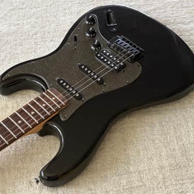 2015 Squier Bullet Stratocaster HSS w Tremolo Limited-Edition Electric Guitar Black Metallic image 9