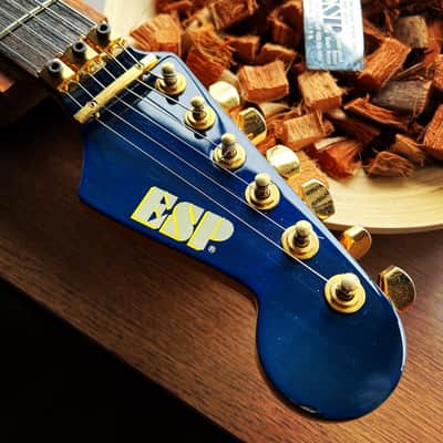 ESP ST style custom order RARE Neck Thru 80s image 5