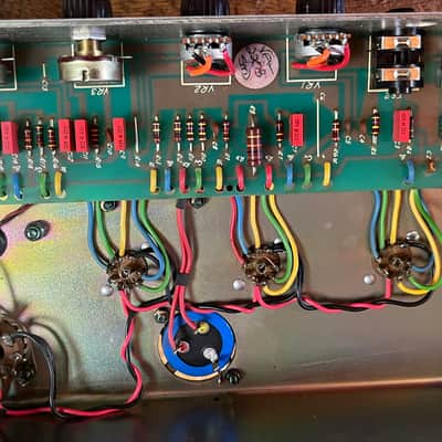 Marshall JCM 800 Lead Series Model 2203 100-Watt Master Volume Head 1986 original Black Tolex image 21