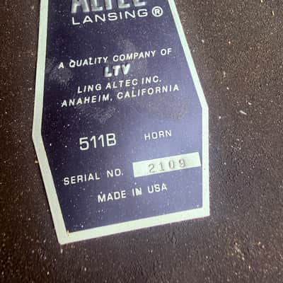 Immagine Altec 511b 1973 - Paint, chipped - 14