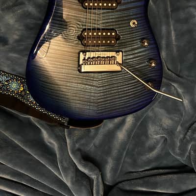 Ernie Ball Music Man John Petrucci Signature JP15-7 2020 - 2021 - Trans Black Burst Quilt image 2