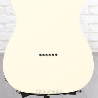 Squier Affinity Series Telecaster Thinline Electric Guitar - Olympic White with Laurel Fingerboard (TeleTLAFOWd8) image 4