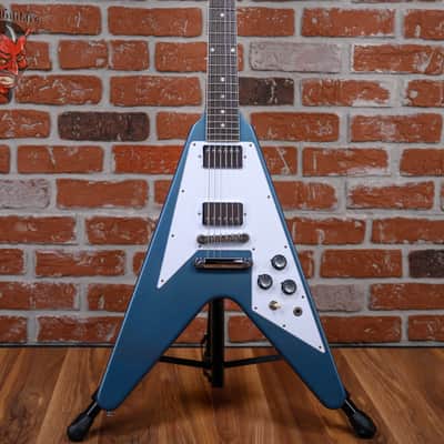 Gibson Custom Shop Made to Measure 1967 Flying V Demo Shop Bahama Blue VOS 2025 w/OHSC image 1