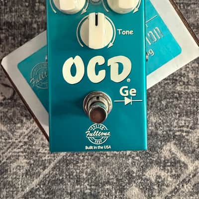 Fulltone Custom Shop OCD-GE Germanium Overdrive 2019 - Tahitian Teal image 1