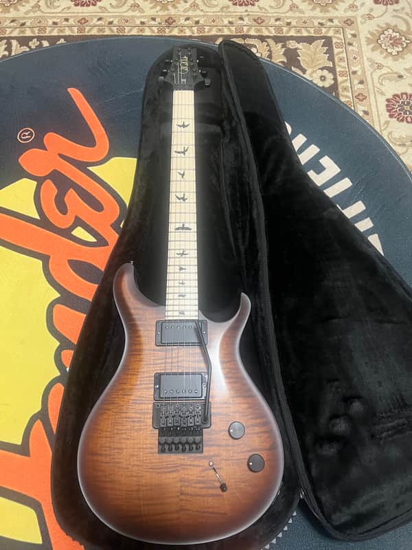 PRS Dustie Waring Signature CE 24 Floyd 2020 - Present - Burnt Amber Smokeburst image 1