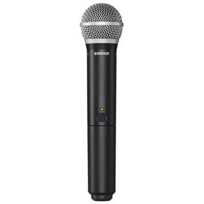 Shure BLX2/PG58 Handheld Wireless PG58 Microphone Transmitter, Band H9, Open Box (Very Good) image 1