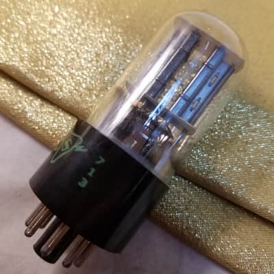 Tung-Sol 6SN7GT tNOS AT1000 TESTED Balanced! PI Vacuum Tube T6 "Tall Boy" black plate dual triode 1956 image 10
