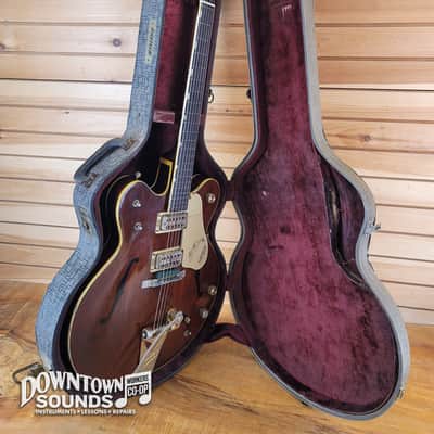 1968 Gretsch Chet Atkins 6122 Country Gentleman with Gretsch Hard Case - Walnut Brown, 7lbs 14oz image 15
