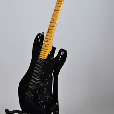 Kramer Pacer-Deluxe 1986 Black 45mm-Nut-Maple-Fretboard image 5