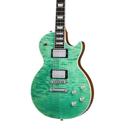 Gibson Les Paul Modern Figured Seafoam Green - Single Cut Electric Guitar image 3