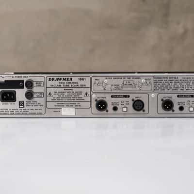 Drawmer 1961 2ch Vacuum Tube Equaliser w/ Mogami Gold Cables! #58832 image 11