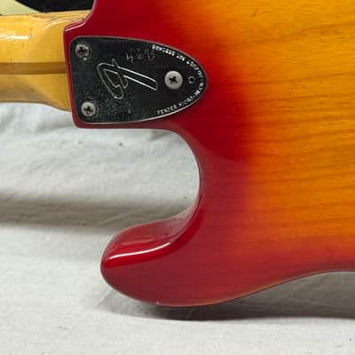 Fender USA Stratocaster Guitar with Case - neck has been re-fin'd / re-fretted / re-shaped 1982 image 12