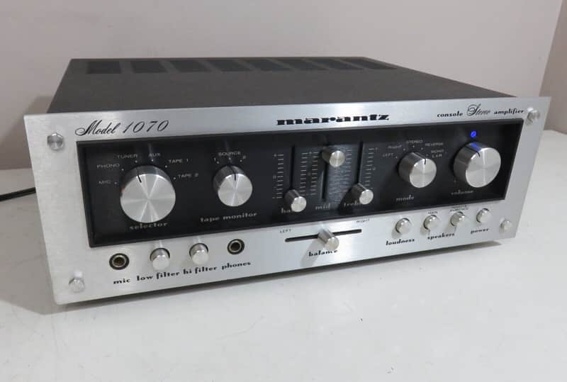 MARANTZ 1070 INTEGRATED STEREO AMPLIFIER SERVICED FULLY RECAPPED MINT image 1