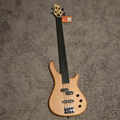 Stagg BC300FL Fretless Fusion 2020s - Natural image 2
