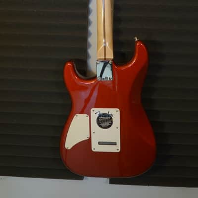 Fender 60th Anniversary  Stratocaster Red Sparkle Electric Guitar No Pick Guard image 2