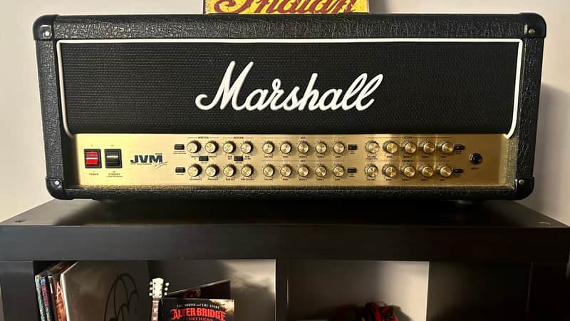 Marshall JVM410H 4-Channel 100-Watt Guitar Amp Head 2007 - Present - Black image 1