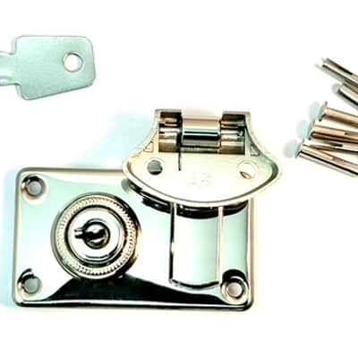 Guitar, Instrument Case Latch Lock CHENEY Style Fender, G&G cases Nickel Finish image 1
