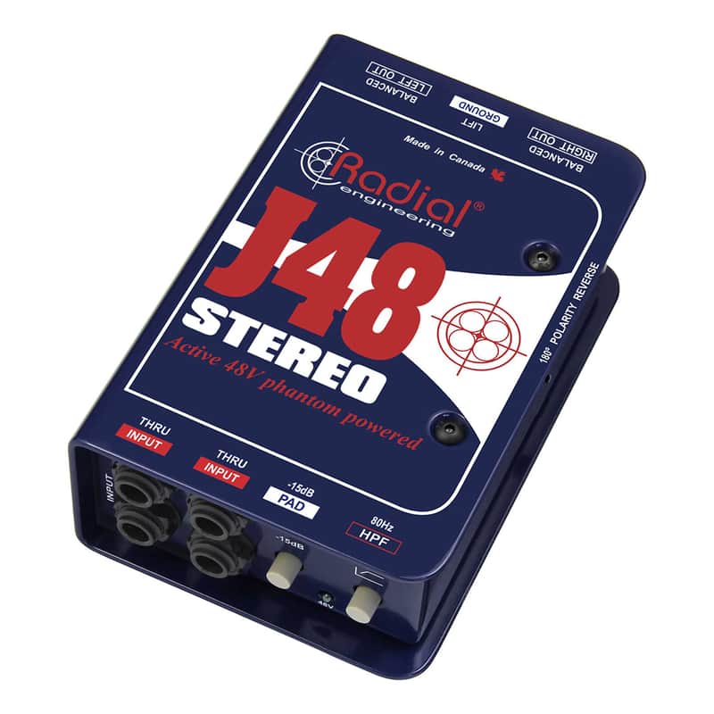 Radial J48 Stereo Active Direct Box image 1