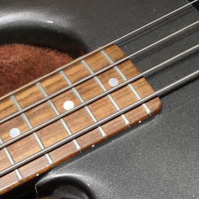 Peavey Dyna-Bass Gray Metallic Bass Guitar USA Kahler Tremolo Original Case image 6