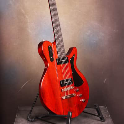 Eastman Juliet P90 Vintage Red finish Bare Knuckle Oldguard P90 pickups image 3