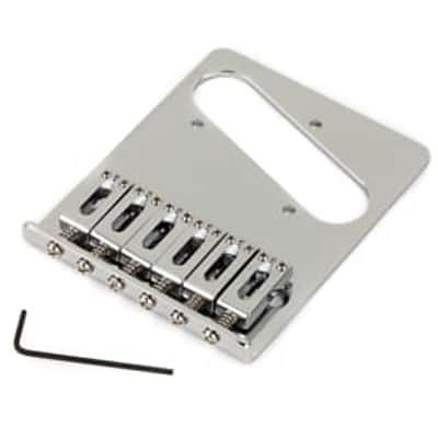 Fender Standard Series Telecaster Bridge Assembly Chrome image 1