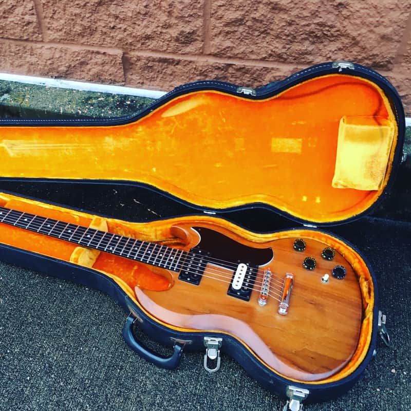 1979 Gibson SG "The SG" Natural Walnut W/ T-Top Humbuckers, Clean image 1