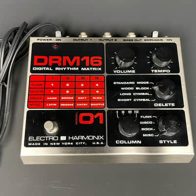 Vintage Electro-Harmonix DRM16 Digital Rhythm Matrix Drum Machine Model 01 USA Rare image 3