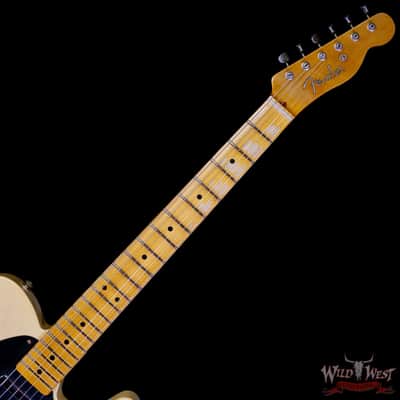 Fender Custom Shop 1951 Nocaster Ash Body Maple Neck Relic Faded Aged Nocaster Blonde 6.75 LBS image 4