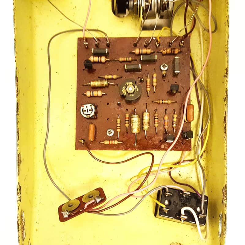 Vintage Colorsound Wah Fuzz Swell Original 1970s Sola Sound Guitar