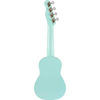 Fender Venice Soprano Ukulele - Walnut Fingerboard, Daphne Blue image 5