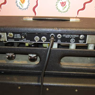 Fender Bandmaster Amplifier 1965 - Blackface - Head and Cabinet image 5