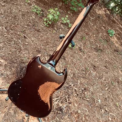 Gibson ‘61 SG 2022 - Tobacco Burst Relic image 14
