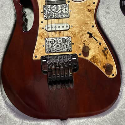 Ibanez JEM77WDP-CNL Steve Vai Signature Woody with Panga Panga Fretboard 2018 - Charcoal Brown Low Gloss image 1