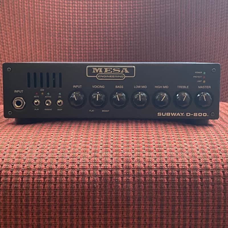Mesa Boogie Subway D-800 800-Watt Bass Amp Head 2015 - Present - Black image 1