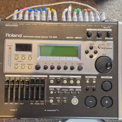Roland TD-20KX V-Drums Electronic Drum Kit TD-20X Module W/4 Toms KD-140 image 2