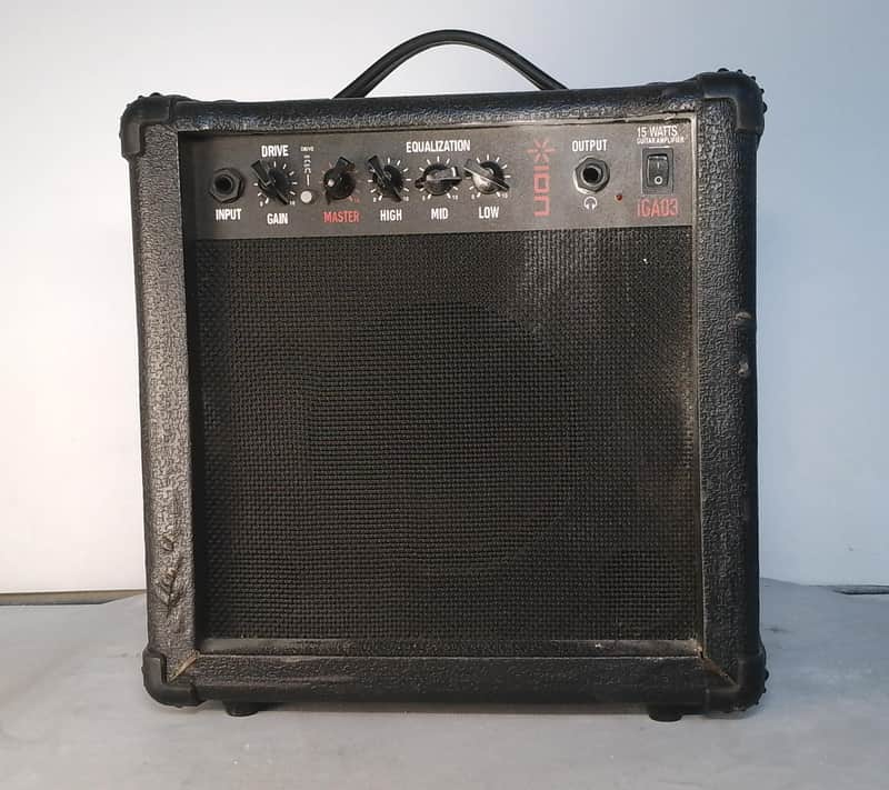ION IGA03 Guitar Amplifier 15 Watt Practice Amp Combo Electric Guitar Audio image 1