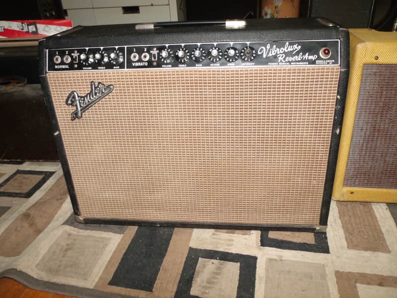 Vintage 1965 Fender Blackface Vibrolux Reverb serviced & ready image 1