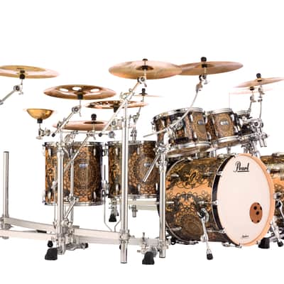 Pearl *Pre-Order* Masters Complete Cain & Abel Double Bass 10-Piece Drum Set | Drum Shells Only | Special Order | Authorized Dealer image 6