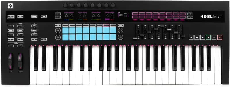 Novation 49SL MkIII 49-key Keyboard Controller with Sequencer image 1