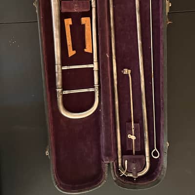 1926 C.G. Conn 4H Artist Silver-Plated Tenor Trombone w/Case & Conn-Innes Mouthpiece image 1