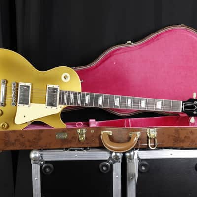Gibson Custom 1957 Les Paul Goldtop Reissue VOS Double Gold 74837 image 9